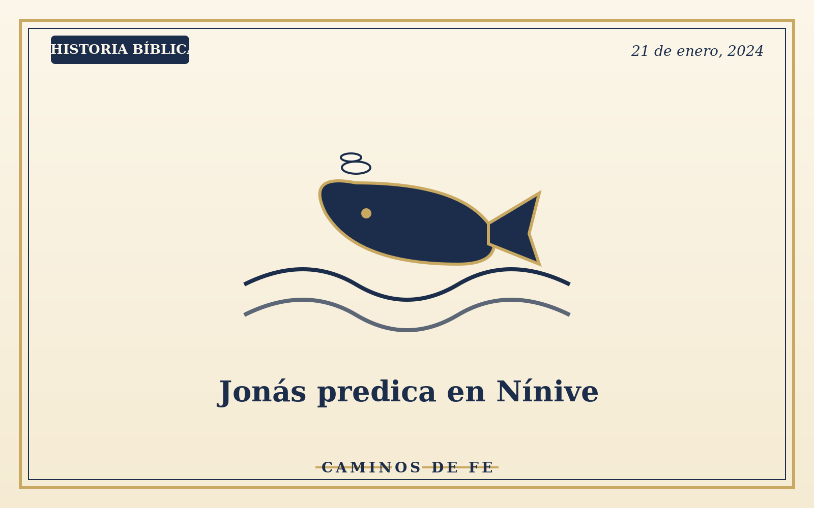 Jonás predica en Nínive