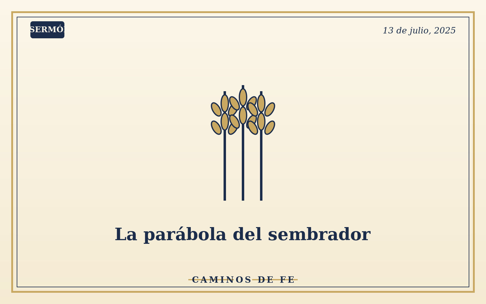 La parábola del sembrador
