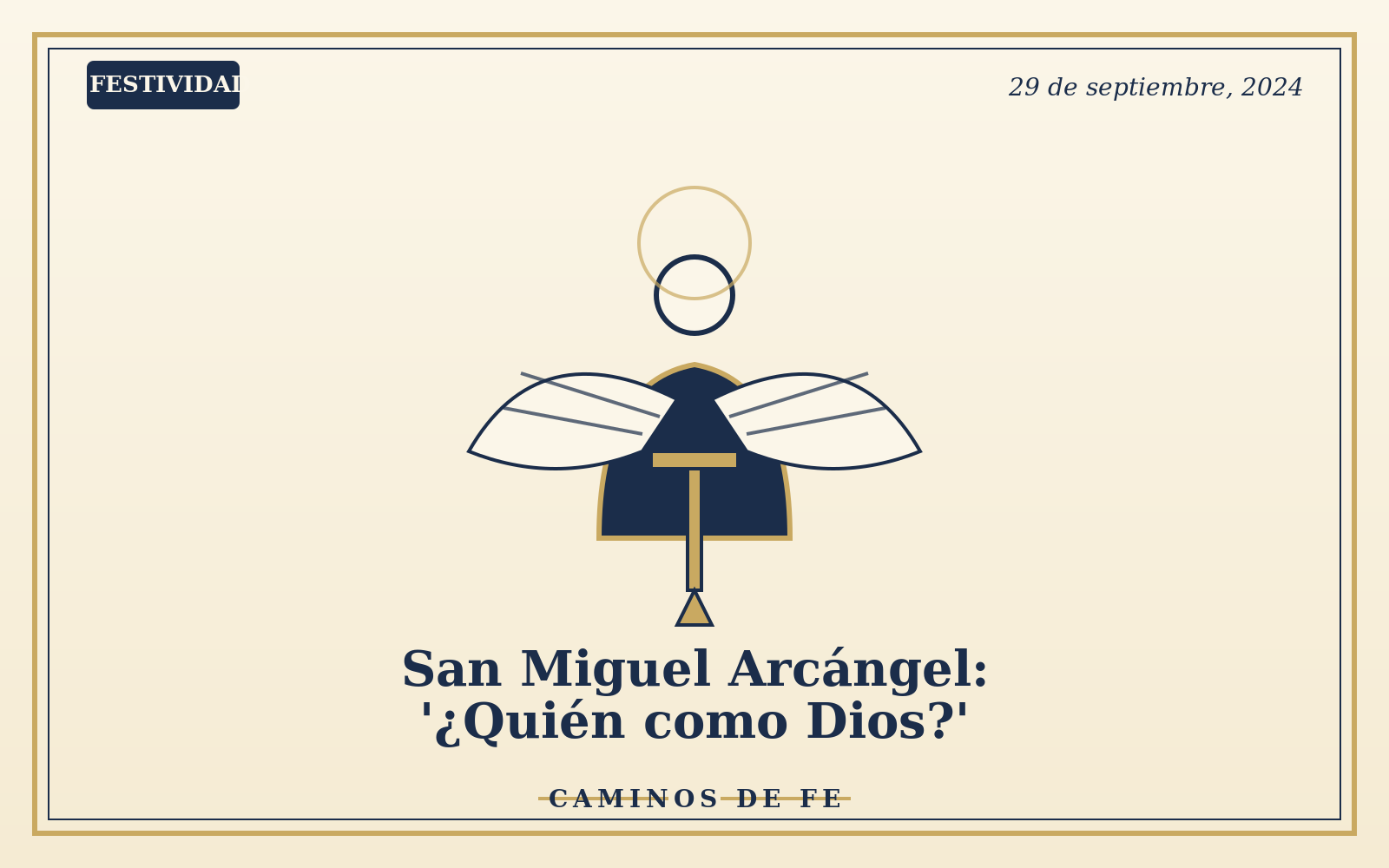 San Miguel Arcángel: '¿Quién como Dios?'