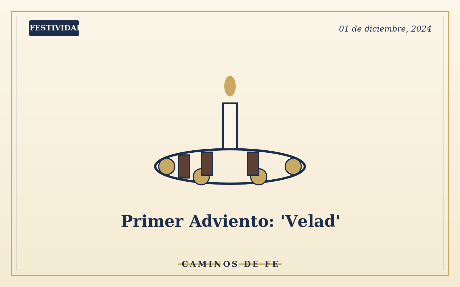 Primer Adviento: 'Velad'