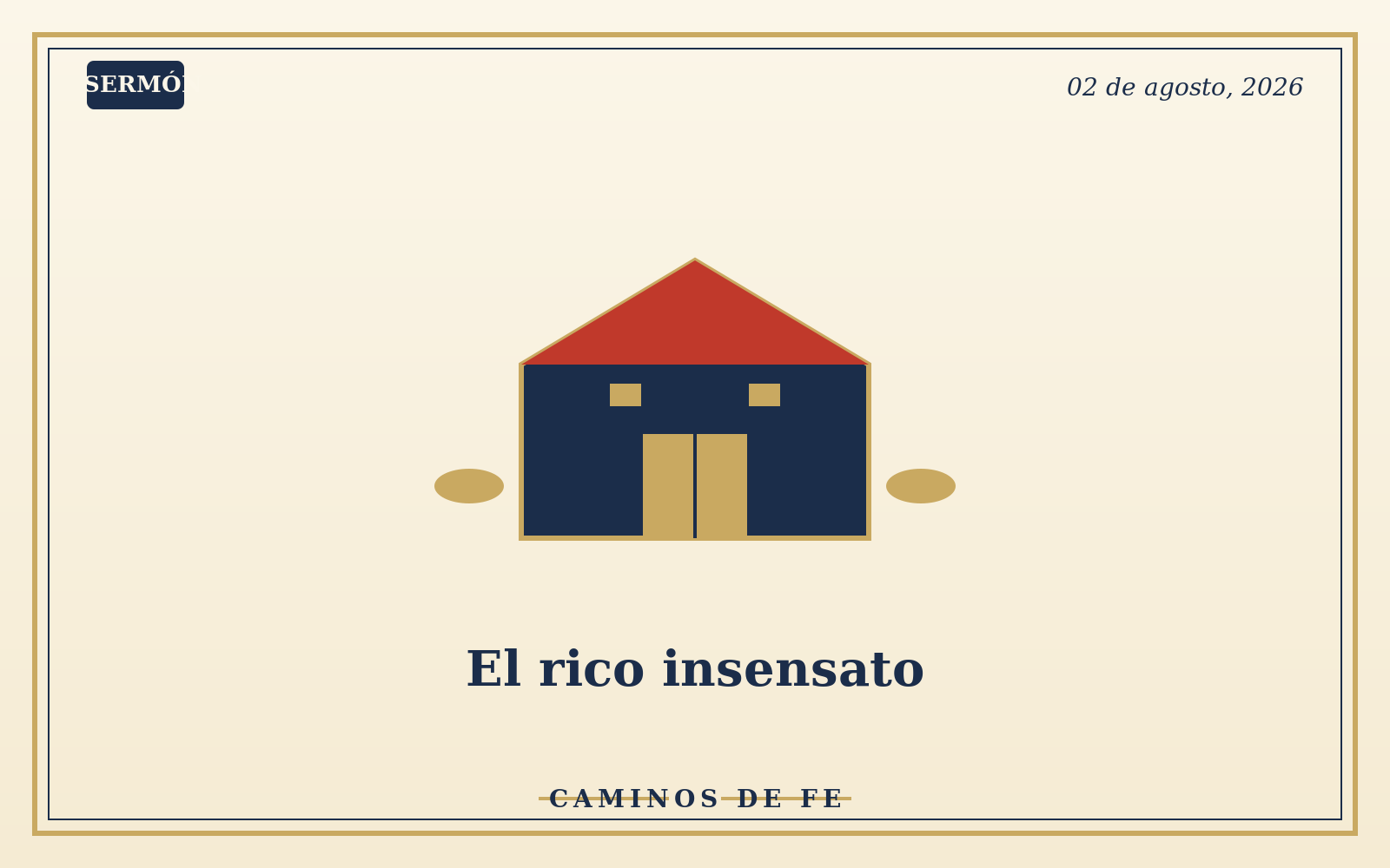 El rico insensato