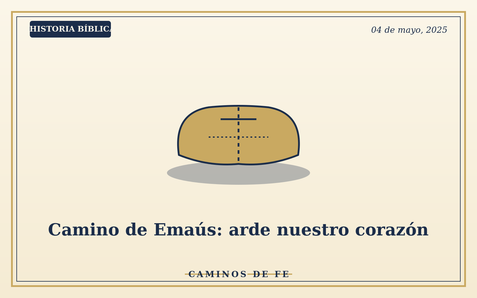 Camino de Emaús: arde nuestro corazón