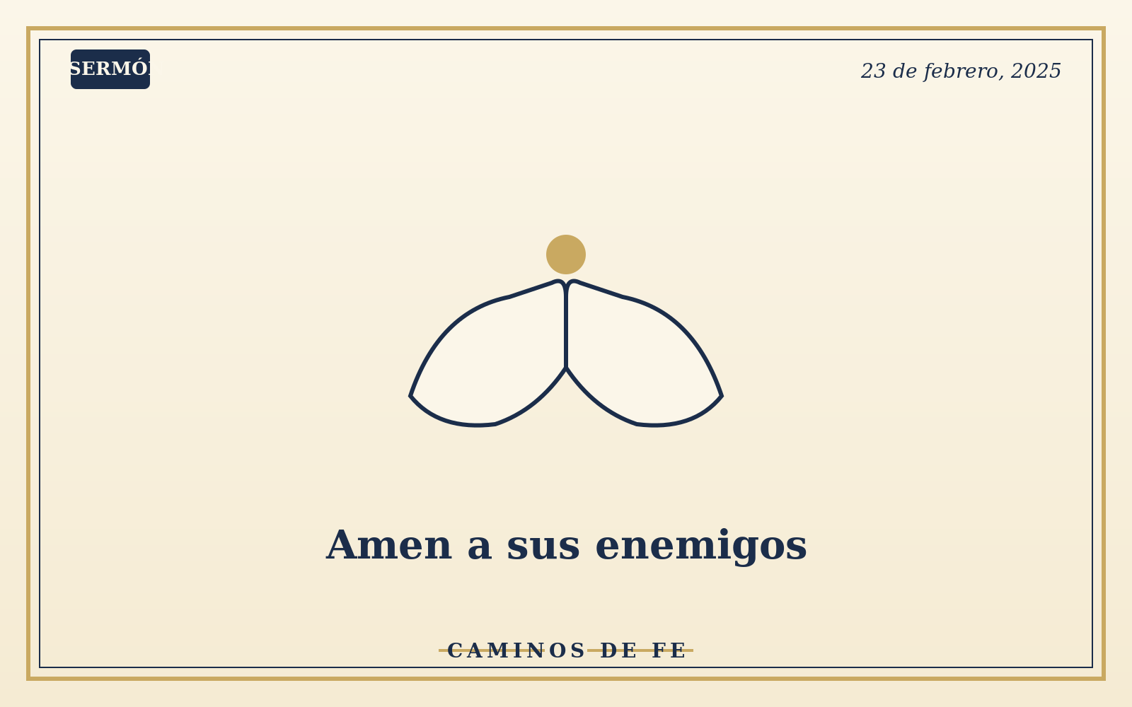 Amen a sus enemigos