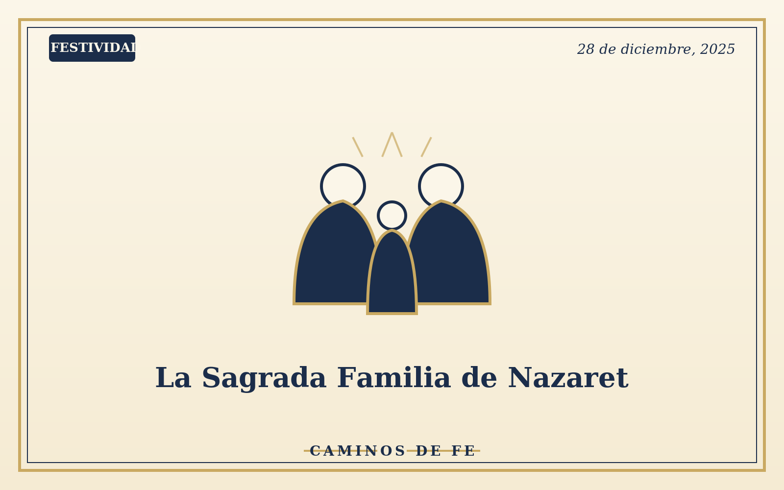 La Sagrada Familia de Nazaret