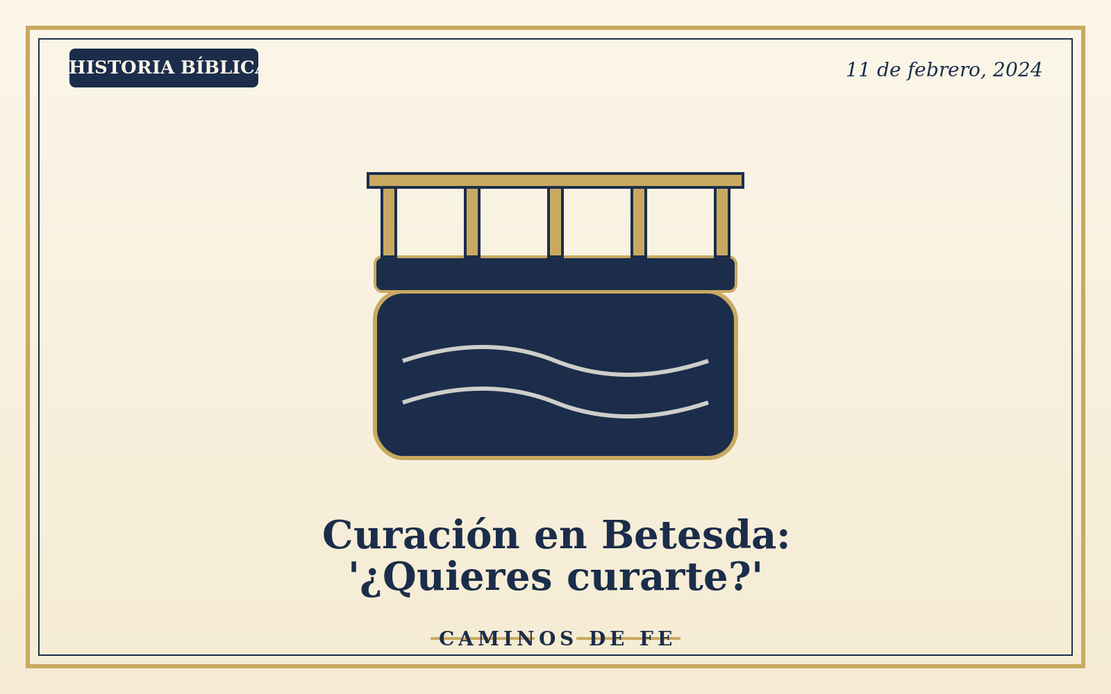 Curación en Betesda: '¿Quieres curarte?'